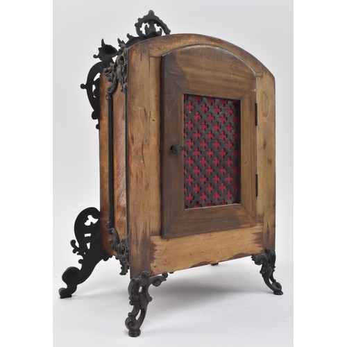 35 - Lenzkirch, 1Million, Germany - a late 19th century walnut cased & metal mounted eight day mantel... 