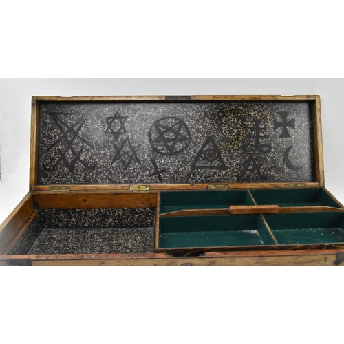 37 - Occultism / Witchcraft kit. An early 20th century manner composed occult / witchcraft kit. The kit c... 