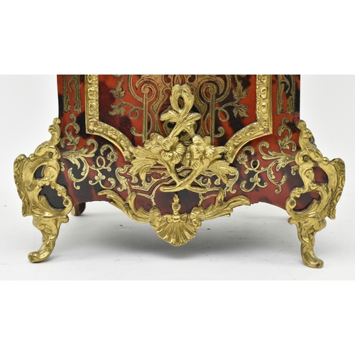 65 - W. B. K. & Fils, Paris - A French Continental 19th century brass ormolu & boulle work mantel... 