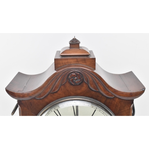 93 - D. Ferris, Calne - A Victorian 19th century mahogany cased South West 8-day movement mantle clock. T... 