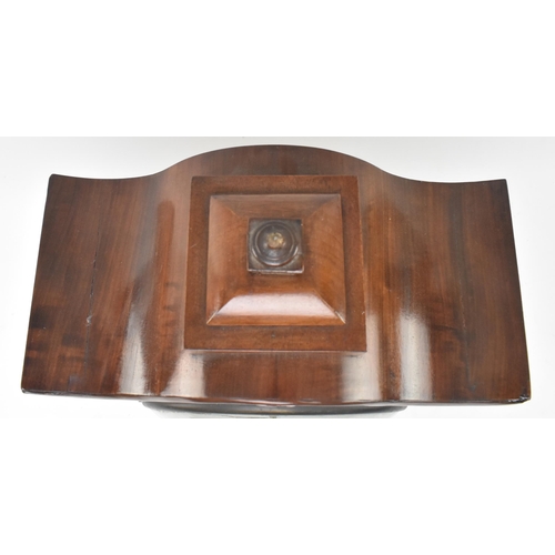 93 - D. Ferris, Calne - A Victorian 19th century mahogany cased South West 8-day movement mantle clock. T... 