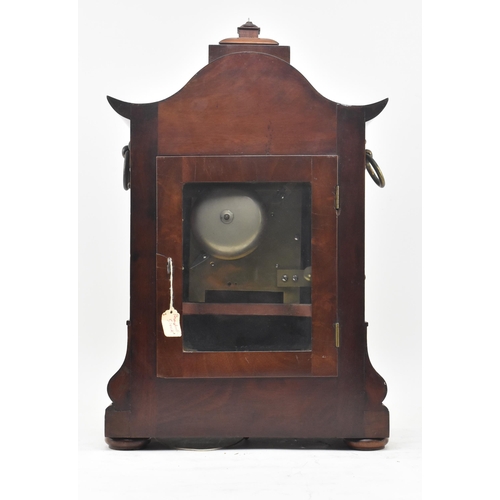 93 - D. Ferris, Calne - A Victorian 19th century mahogany cased South West 8-day movement mantle clock. T... 