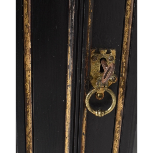 281 - Gillows & Co - Lancaster - An Aesthetic Movement late 19th century ebonised wood & gilt fini... 