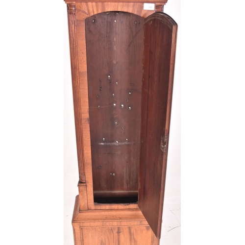 330 - W. Hutton, Edinburgh - A George III early 19th century flame mahogany cased eight-day movement doubl... 