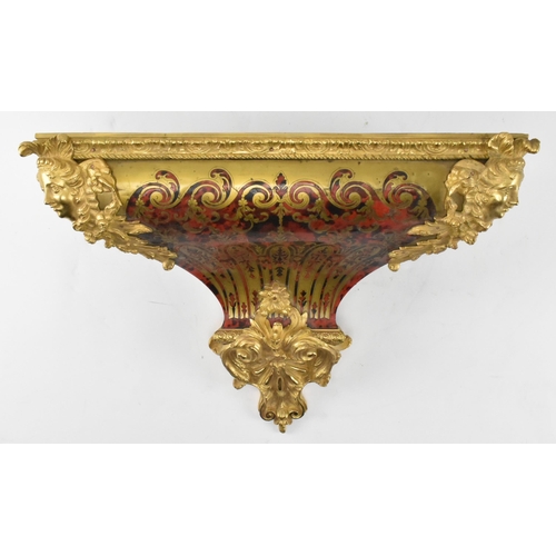 338 - A large Louis XV inspired 19th century circa 1880s Japy Freres, Paris ormolu-mounted, brass-inlaid, ... 