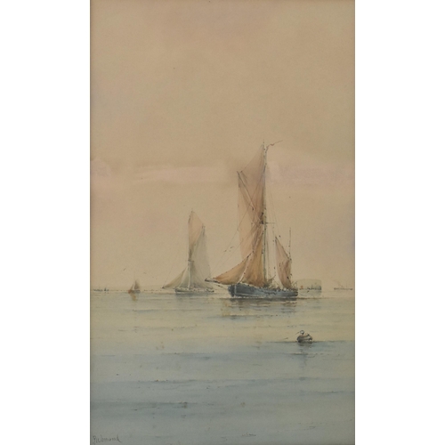 381 - Richmond Markes (act.1890-1920) - A pair of 19th century watercolour paintings. Each painting depict... 