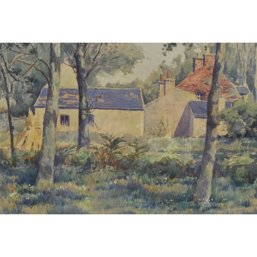 396 - Clifford George Blampied (Jersey, 1875-1962) - An early 20th century watercolour on paper landscape ... 