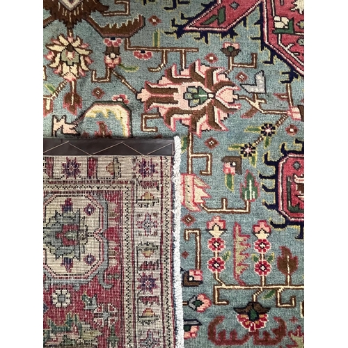 468 - A large early 20th century North West Persian Islamic Tabriz floor carpet rug. The rug having a styl... 