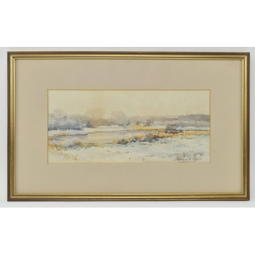 469 - Madeleine Marie Sophie De Pape (b.1883) - a pair of early 20th century landscape watercolour paintin... 