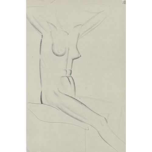 591 - Eric Gill (1882-1940) - A pair of nudes from Eric Gill First Nudes published by Neville Spearman, Lo... 