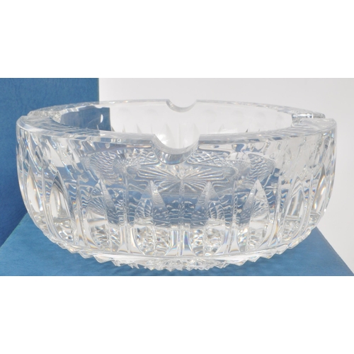 119 - Saint Louis - A vintage 20th century Saint Louis Large Tommy cut crystal glass ashtray. The ashtray ... 