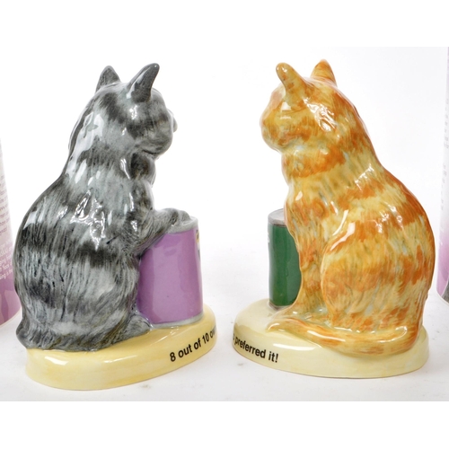 188 - Royal Doulton - Whiskas - Two vintage Royal Doulton for Whiskas limited edition porcelain Whiskas ca... 