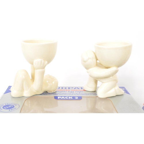 192 - Lurpak - A collection of vintage 20th century Lurpak ceramic egg cups. Each in original boxes, the c... 