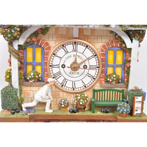 334 - The Bradford Exchange - A 21st-century 'The Spirit of The Bowls' cuckoo clock. The clock is crafted ... 