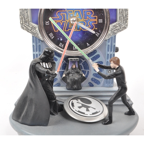 336 - The Bradford Exchange - A 2016 Star Wars 'Sith vs. Jedi' limited edition wall clock, no. A6806 out o... 