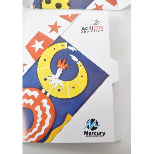 394 - Mercury Communications - Three vintage Mercury Action Addiction limited edition collectable phone ca... 