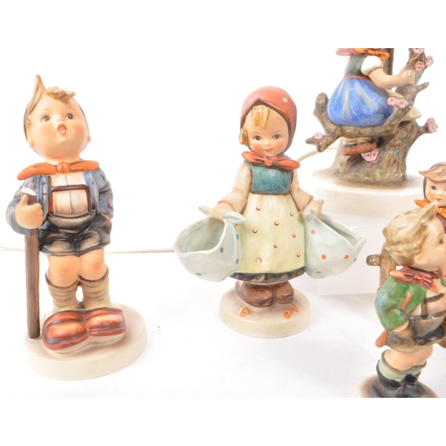 415 - W. German - Goebel - M J Hummels - Collection of porcelain bisque figurines / statues. To include, t... 