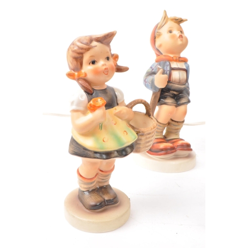 415 - W. German - Goebel - M J Hummels - Collection of porcelain bisque figurines / statues. To include, t... 