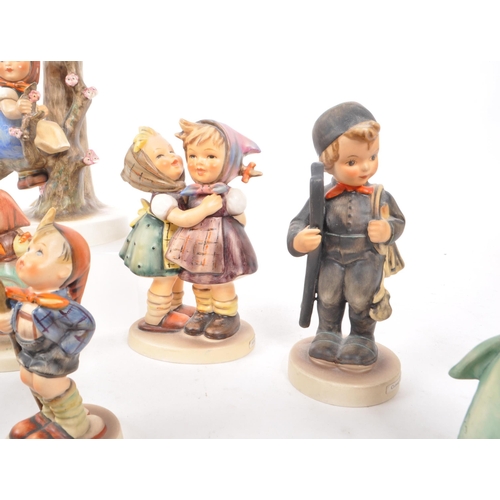 415 - W. German - Goebel - M J Hummels - Collection of porcelain bisque figurines / statues. To include, t... 