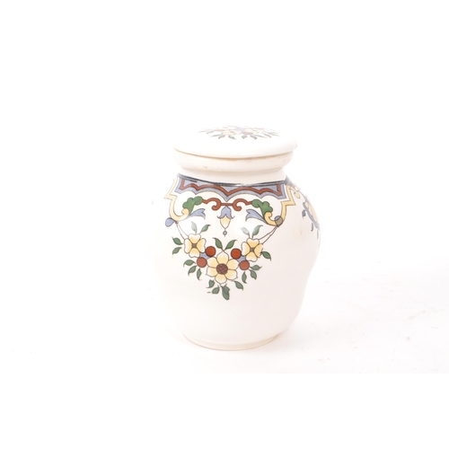 45 - Digoin & Sarreguemines - A vintage French early 20th century ceramic honey pot. Painted 'Moutard... 