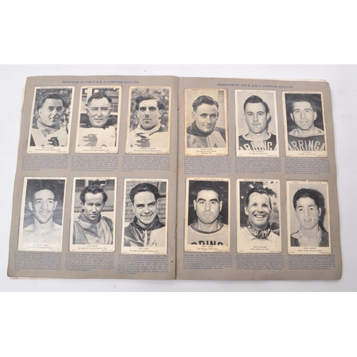 452 - A. & B. C. Chewing Gum Ltd - All Sports photo album, with a variety of sports in monochrome blac... 