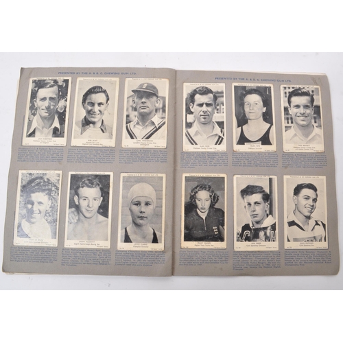 452 - A. & B. C. Chewing Gum Ltd - All Sports photo album, with a variety of sports in monochrome blac... 