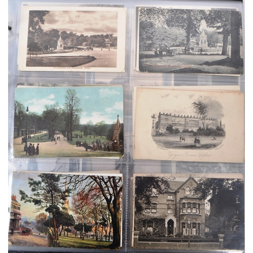 460 - Bristol postcards. Local interest. Extensive collection (approx 380) in large album. Mostly pre WWII... 