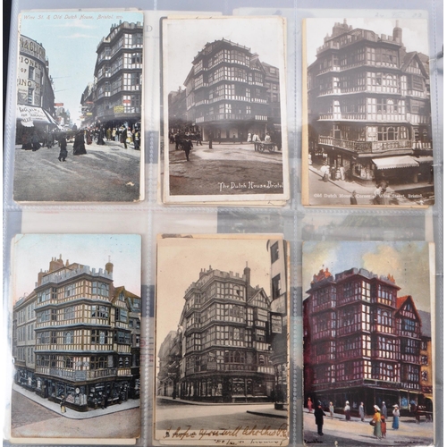 460 - Bristol postcards. Local interest. Extensive collection (approx 380) in large album. Mostly pre WWII... 