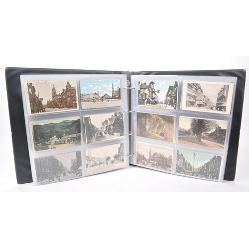 463 - British topographical postcard collection (x384). Early to mid-20th century. All UK street scenes. E... 