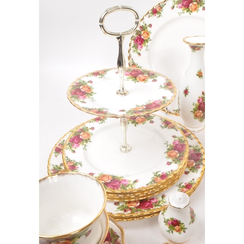 47 - Royal Albert - Old Country Roses - A collection of vintage 1960s bone china tea service pieces, to i... 