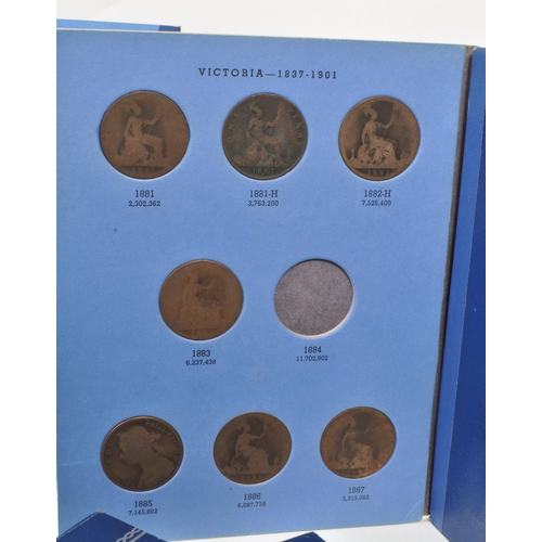 488 - Whitman - A collection of nineteen Whitman Great Britiain coin collection folders. The folders being... 