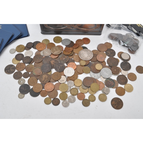 502 - A collection of 18th, 19th, and 20th century British and Foreign coins. The collection to include ex... 