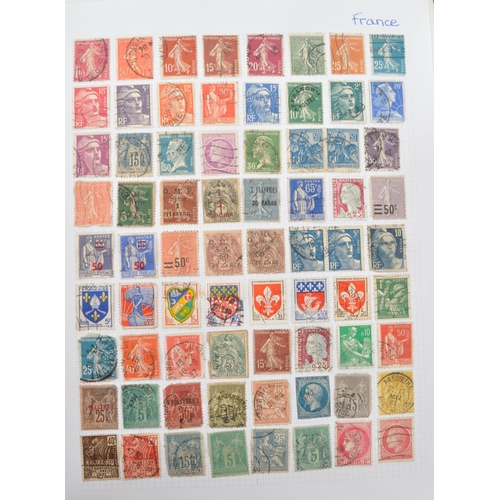 505 - A collection of 19th and 20th century European and USA postage stamps. The collection to include exa... 