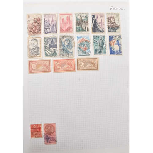 505 - A collection of 19th and 20th century European and USA postage stamps. The collection to include exa... 