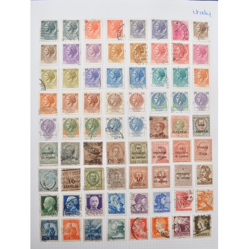 505 - A collection of 19th and 20th century European and USA postage stamps. The collection to include exa... 