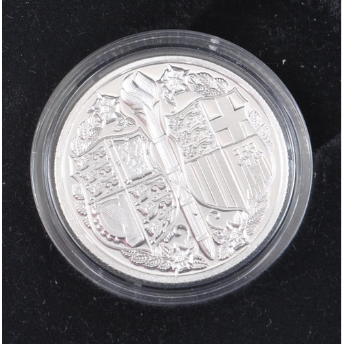 511 - A collection of silver proof coins. The collection to include 2021 Decades of Devotion silver sovere... 