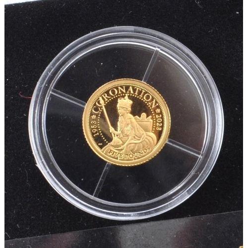 521 - Harrington & Byrne / Jubilee Mint - A collection of six 2023 Gold Proof £5 commemorative coins. ... 