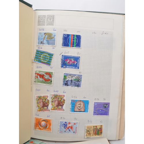 529 - A collection of 20th century British and Foreign postage stamps. The collection across seven small s... 