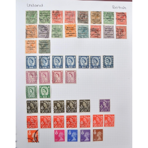 532 - A collection of early and mid 20th century British stamps, including a large selection of British Te... 