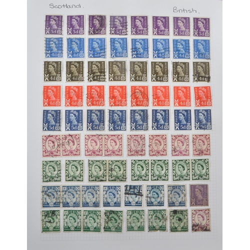 532 - A collection of early and mid 20th century British stamps, including a large selection of British Te... 