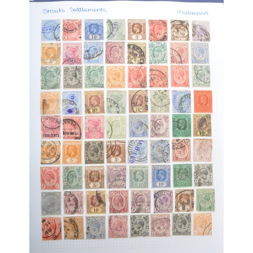 533 - A collection of 19th and 20th century Malaysian postage stamps. The collection to include a selectio... 