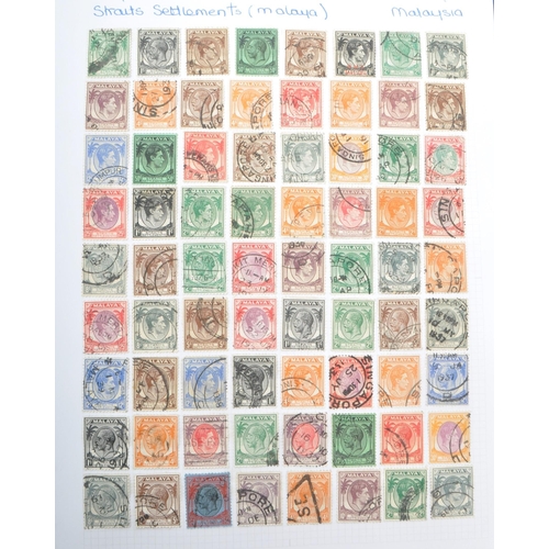 533 - A collection of 19th and 20th century Malaysian postage stamps. The collection to include a selectio... 