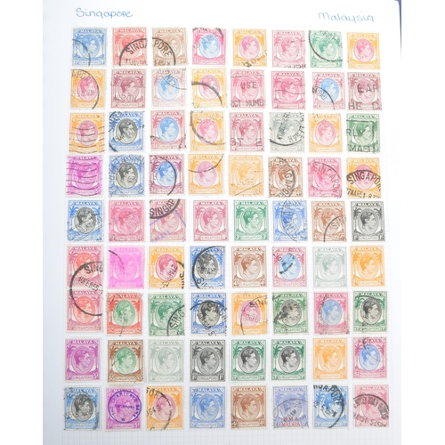 533 - A collection of 19th and 20th century Malaysian postage stamps. The collection to include a selectio... 