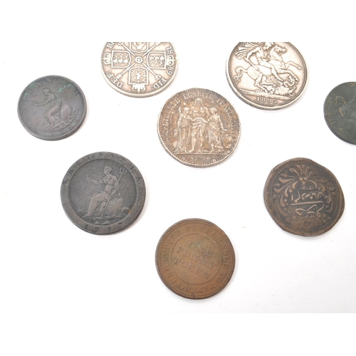 536 - A collection of 18th, 19th and 20th century British and Foreign coins. The collection to include an ... 