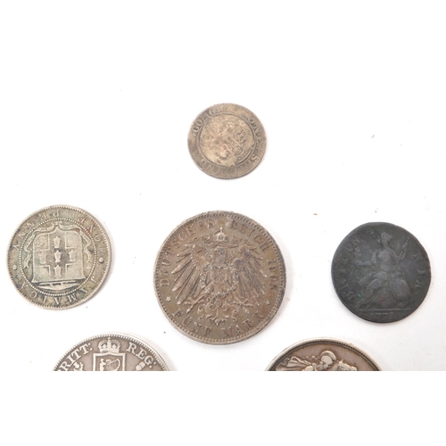 536 - A collection of 18th, 19th and 20th century British and Foreign coins. The collection to include an ... 