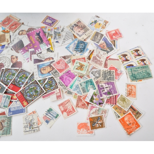 546 - A collection of British and Foreign kiloware postage stamps. The collection to include examples from... 