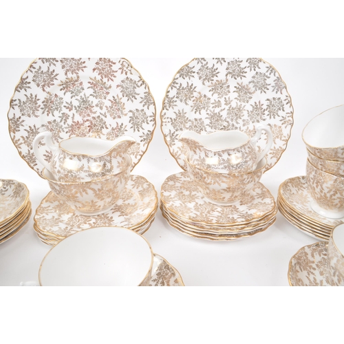 6 - A collection of vintage, late 20th century Royal Vale bone china tea service pieces, comprising of: ... 