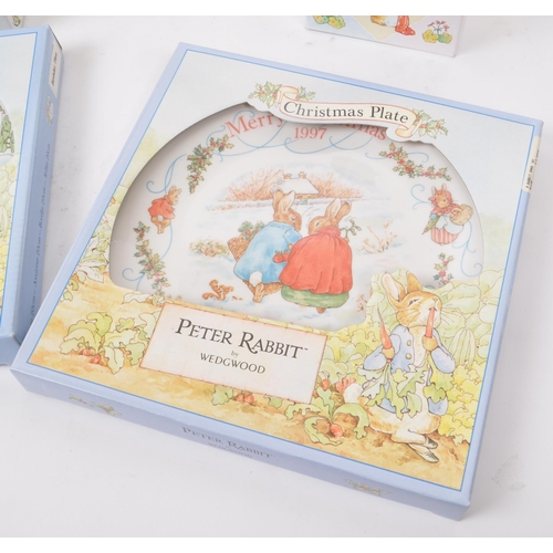 71 - Beatrix Potter - Peter Rabbit collection by Wedgwood - A collection of boxed display cabinet plates ... 