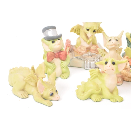 94 - Real Musgrave - Pocket Dragons - Collection of twelve 20th / early 21st century resin figures, to in... 