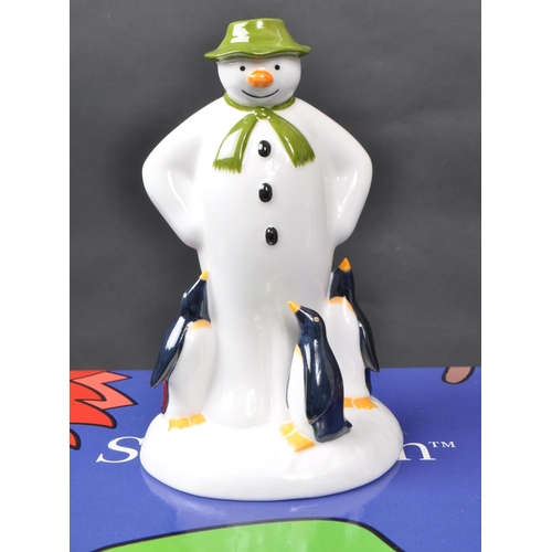 114 - Coalport Characters - The Snowman - Two 21st-century limited edition ceramic figurines, comprising o... 